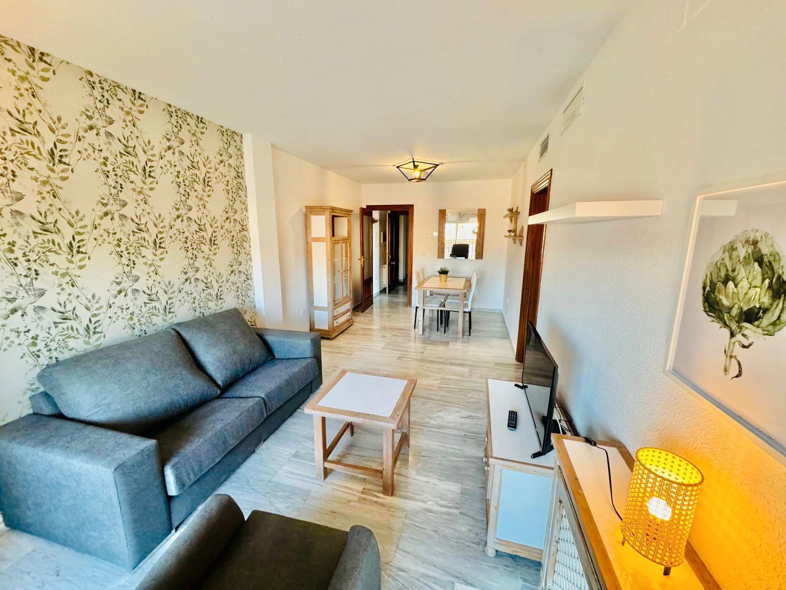 Sala d'estar de Apartament de lloguer en  Granada Capital amb Aire condicionat, Calefacció i Terrassa