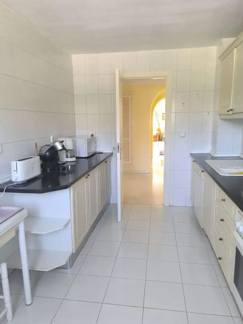 Kitchen of Flat for rent in Marbella  with Private garden, Terrace and Storage room