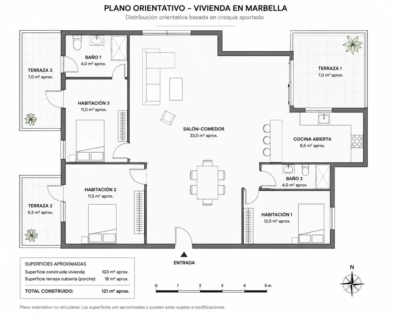 Apartments for sale in Marbella  with Storage room, Oven and Washing machine