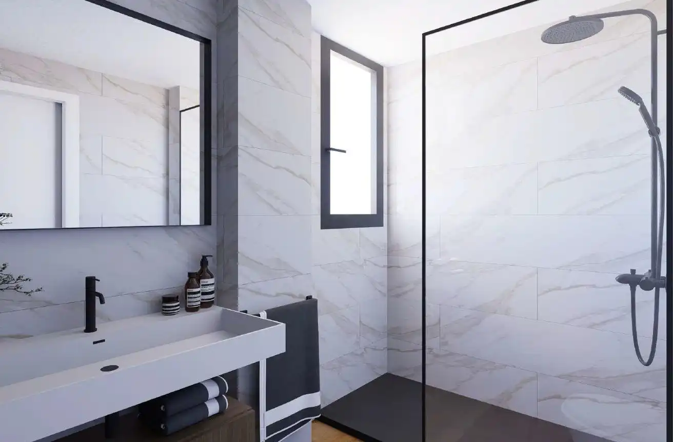 Baño de Apartamento en venta en Jávea / Xàbia con Terraza y Piscina