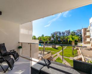 Terrassa de Apartament en venda en Orihuela amb Aire condicionat, Jardí privat i Moblat