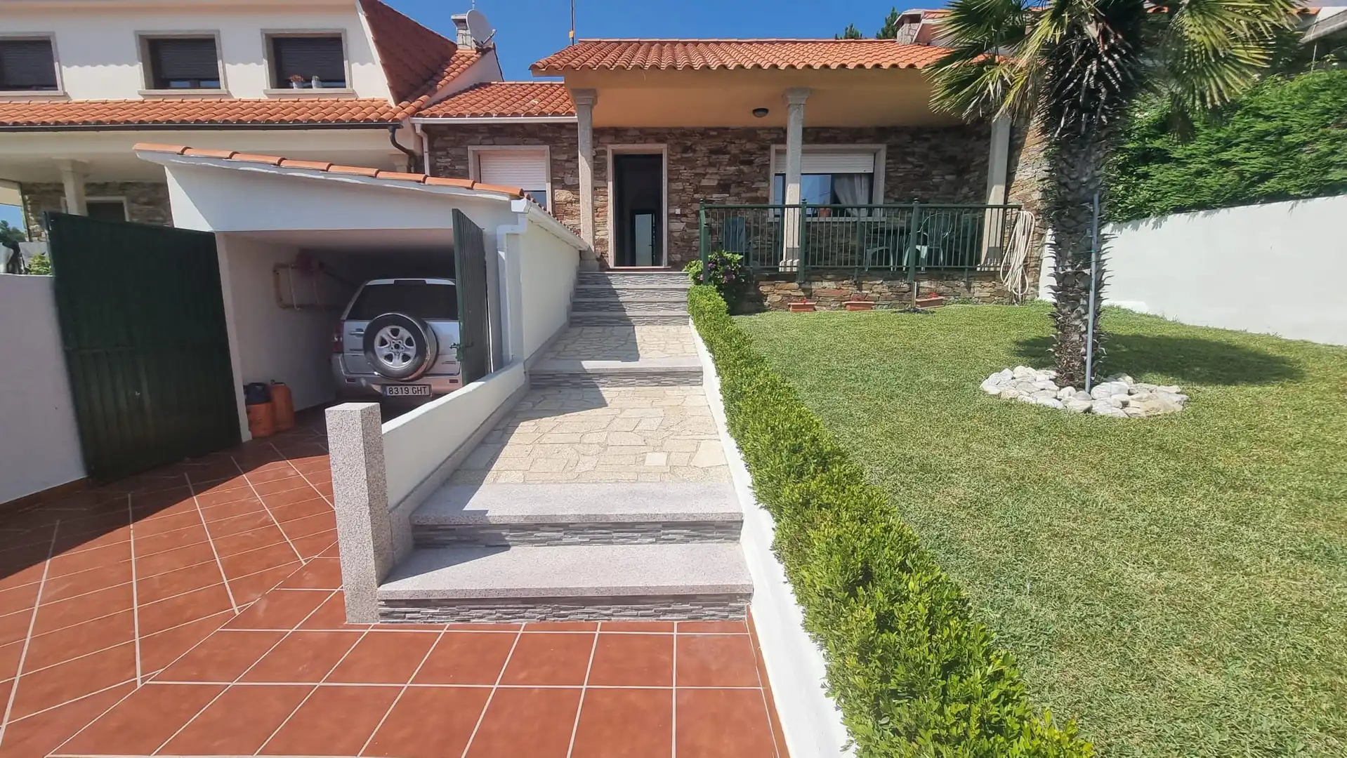 Garden of Detached homes for rent in Sanxenxo  with Private garden, Terrace and Furnished