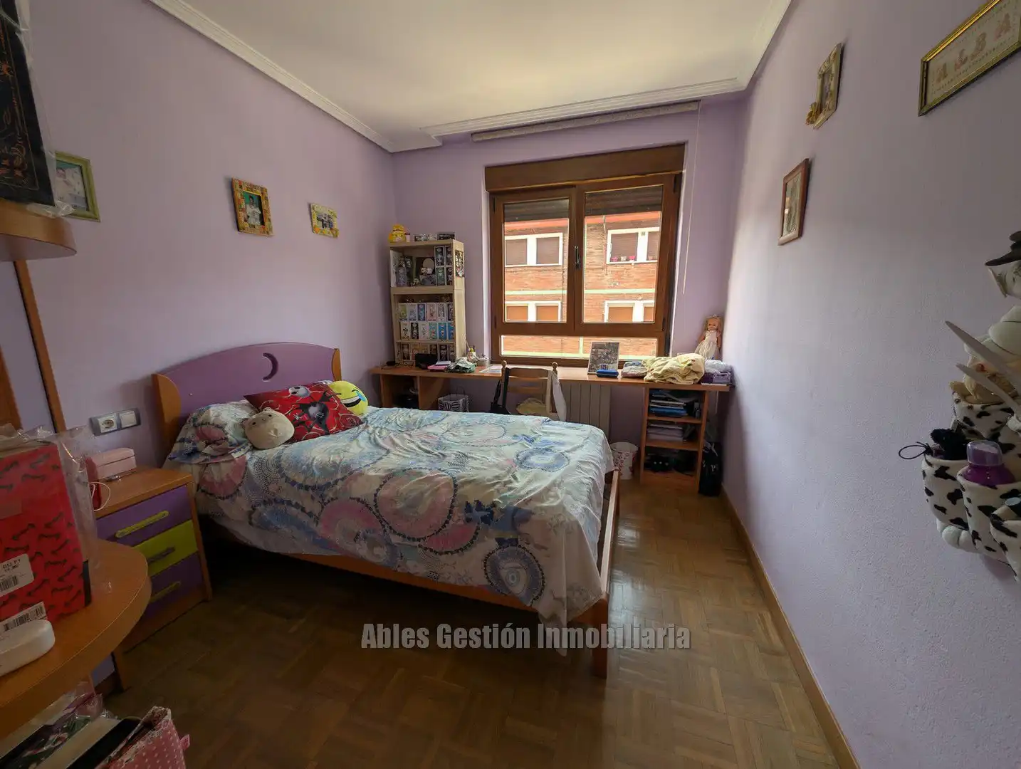 Schlafzimmer von Wohnung zum Verkauf in Mieres (Asturias) mit Heizung, Parkett und Abstellraum