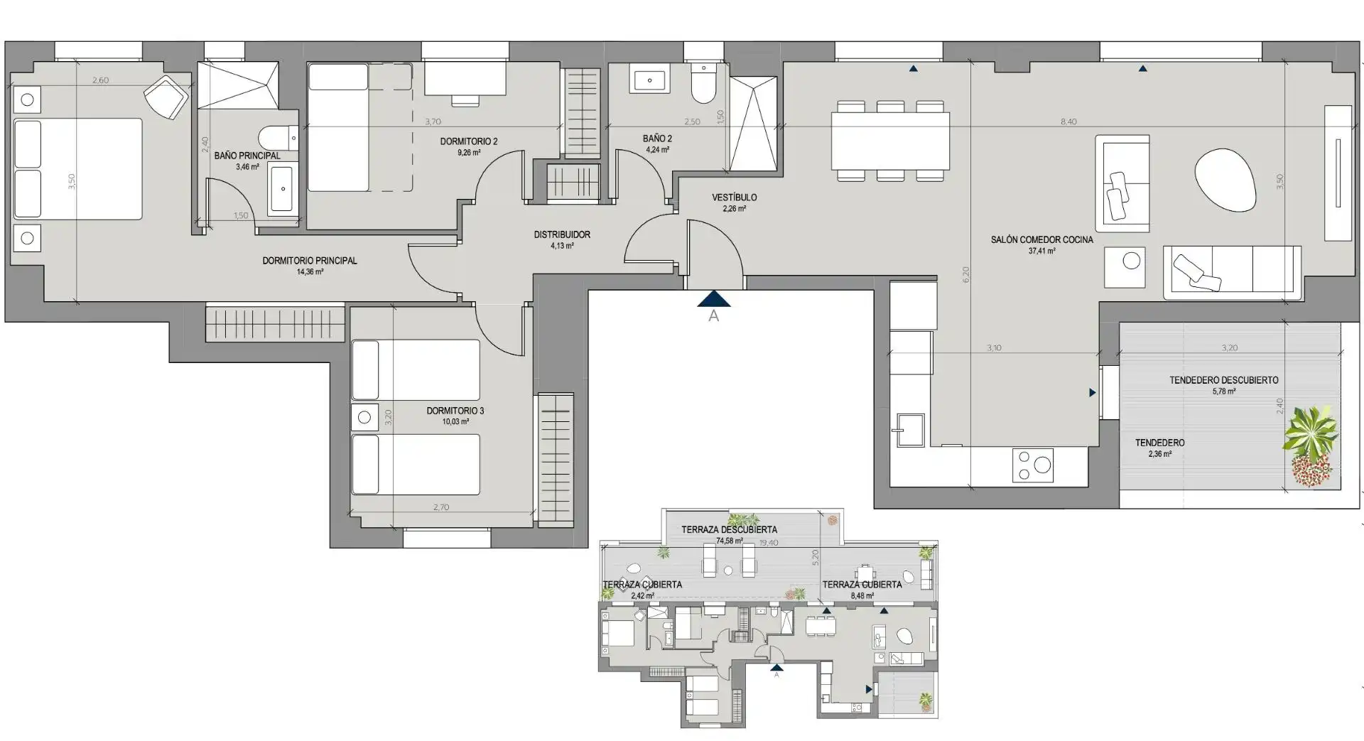 Ático con piscina en venta en La Duquesa, imagen 8