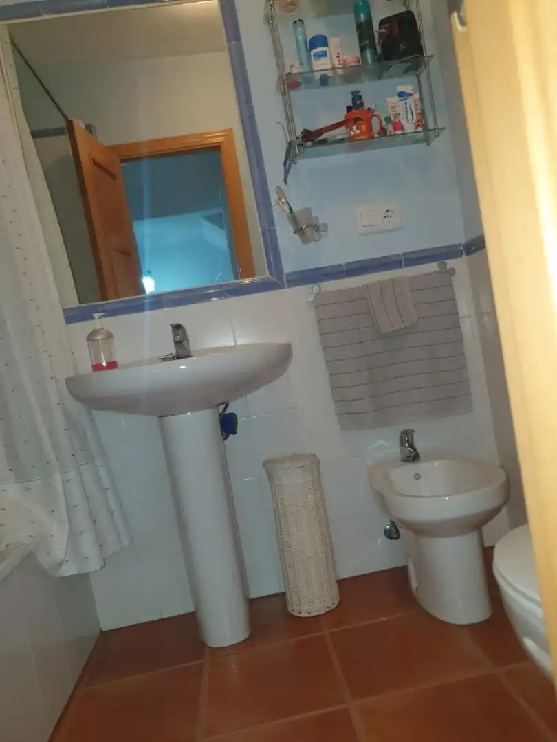 Baño de Casa adosada en venta en Islantilla con Terraza, Amueblado y Lavadora