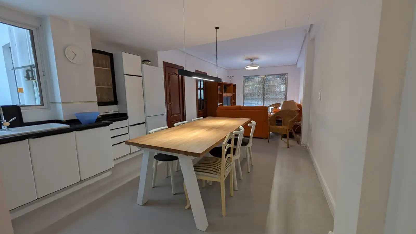 Dining room of Flat for rent in Valencia  with Air Conditioner, Heating and Parquet flooring