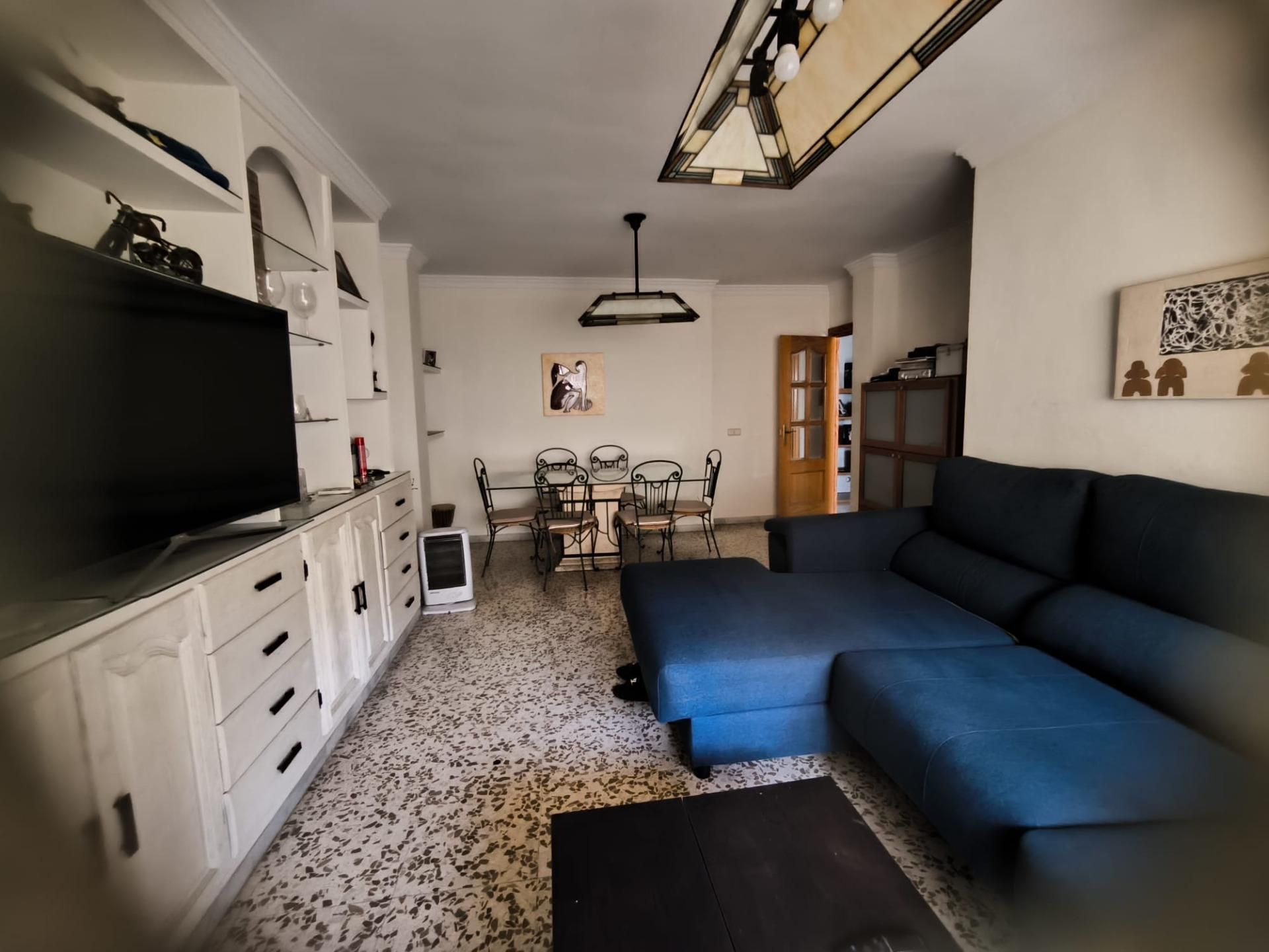 Living room of Flat for sale in Vélez-Málaga  with Private garden and Furnished