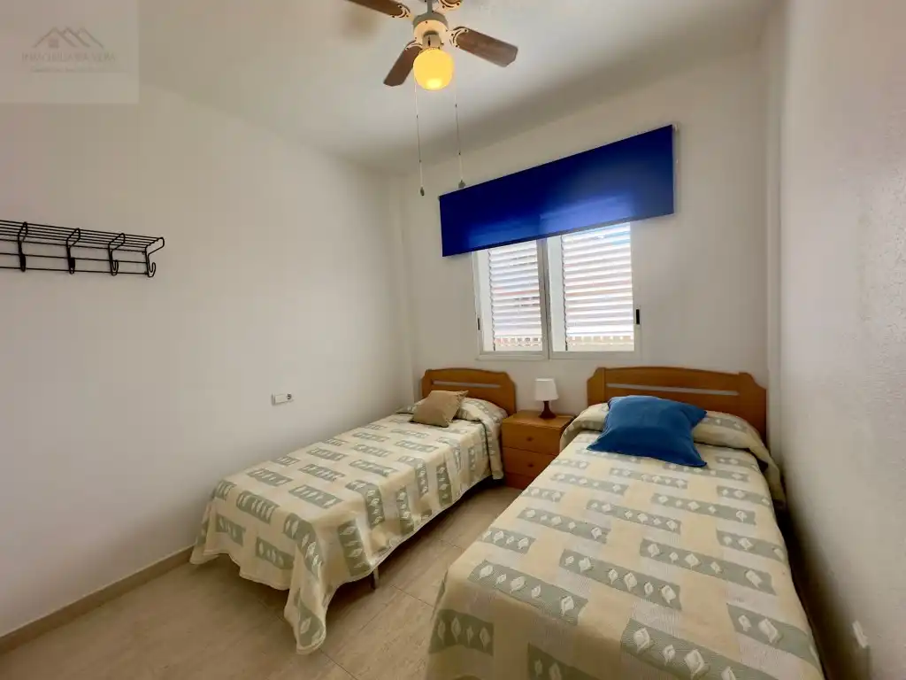 Schlafzimmer von Wohnung zur Miete in Mazarrón mit Schwimmbad, Möbliert und Waschmaschine