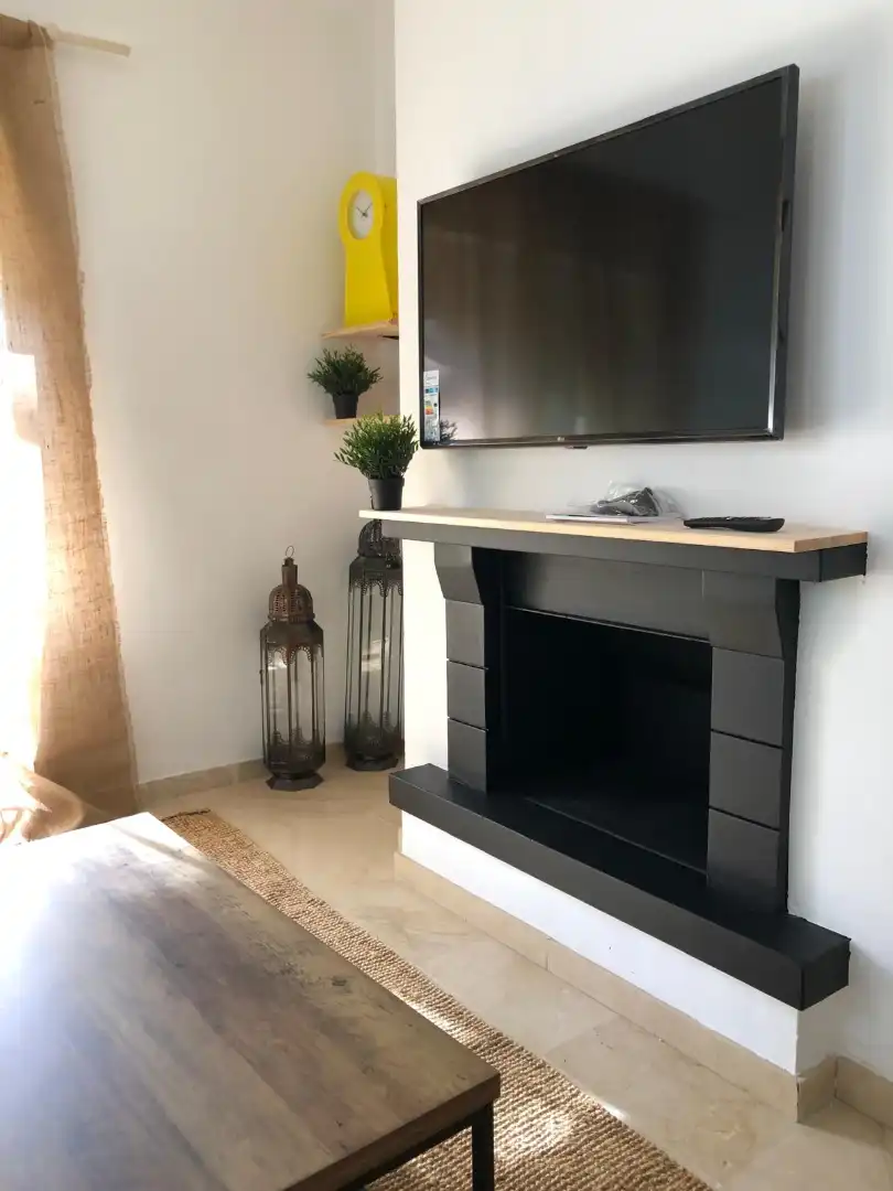 Wohnzimmer von Wohnung zum Verkauf in Marbella mit Klimaanlage, Terrasse und Möbliert