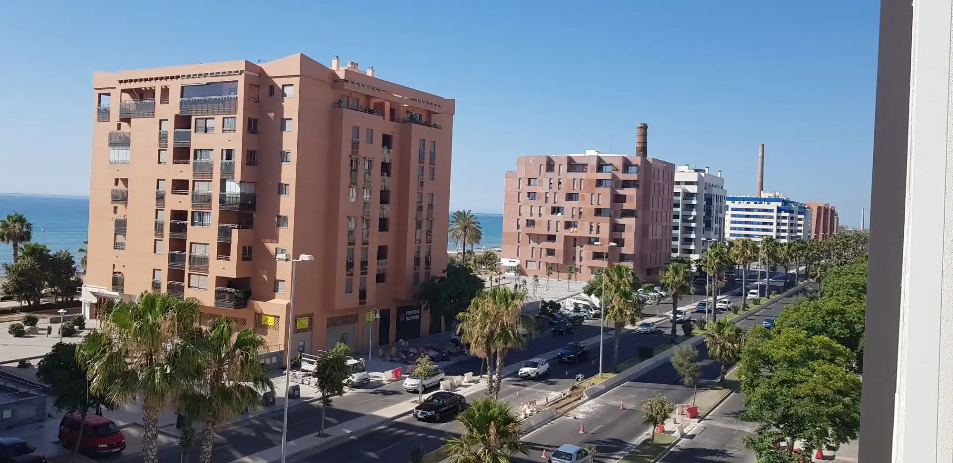 Vista exterior de Piso de alquiler en Málaga con Aire acondicionado, Parquet y Terraza