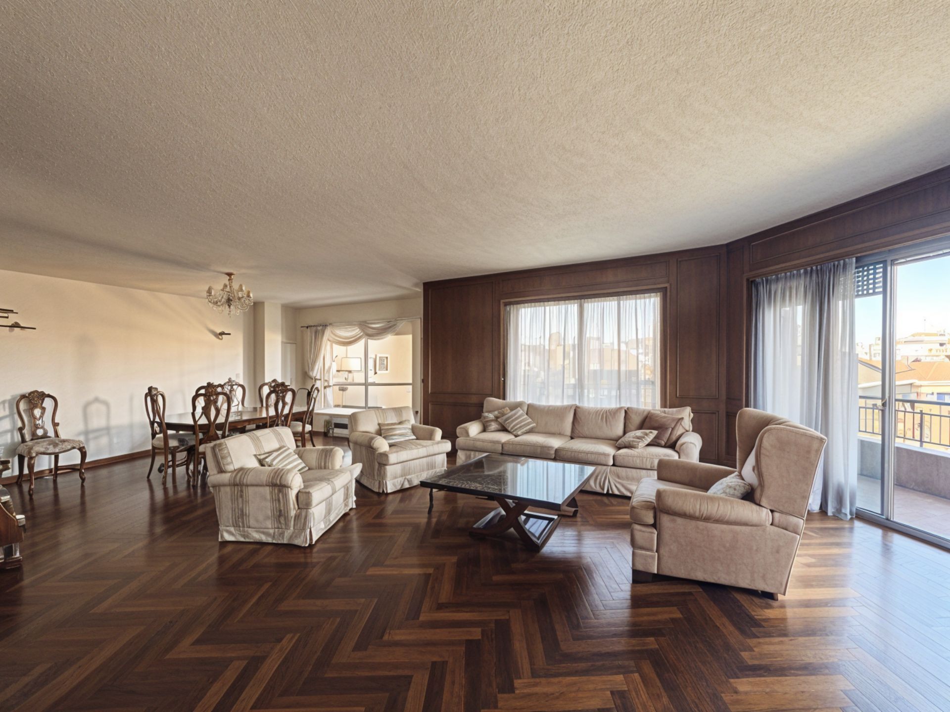 Living room of Flat for sale in  Zaragoza Capital  with Air Conditioner, Heating and Terrace