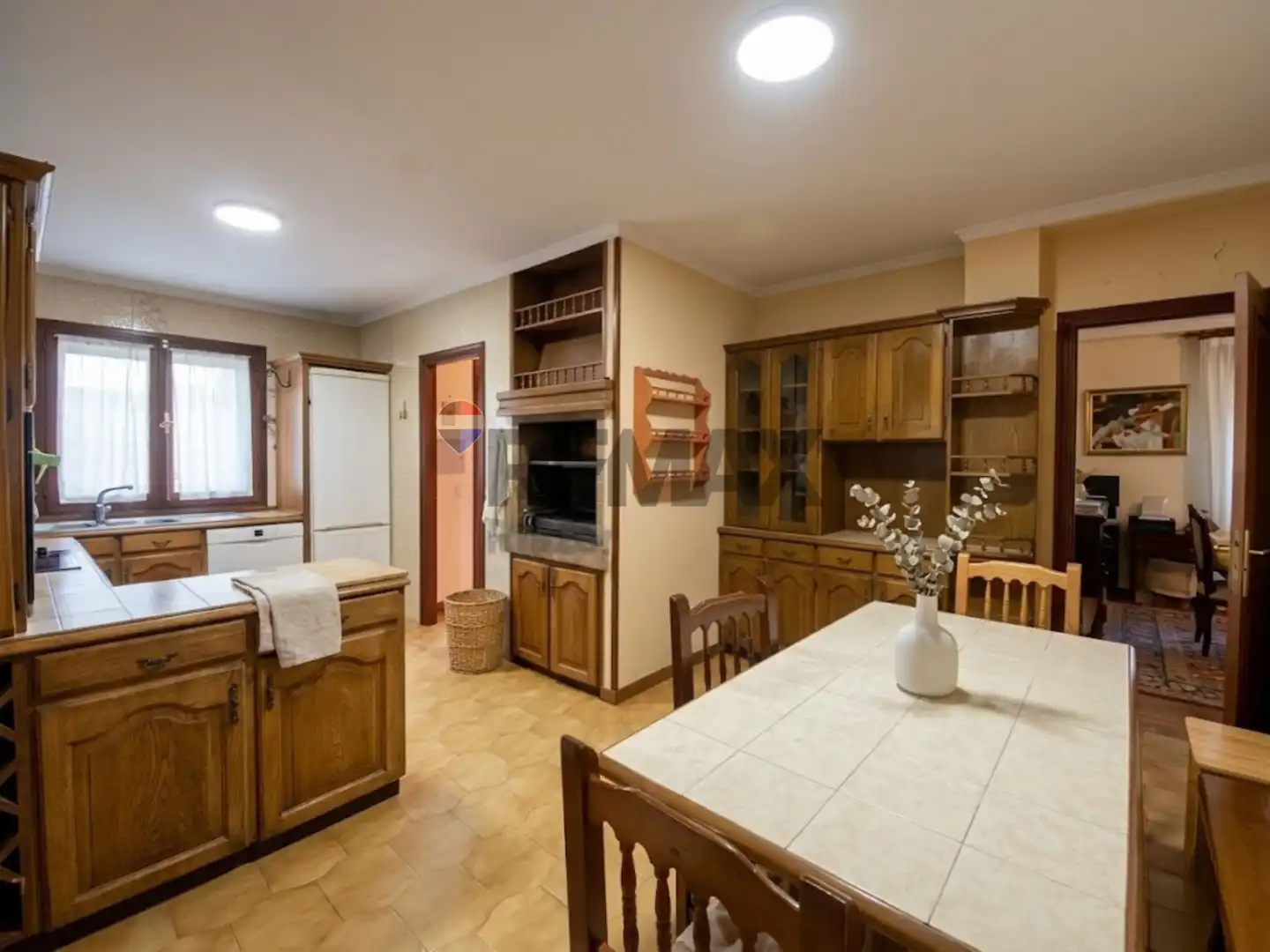 Cocina de Casa o chalet en venta en Ames con Calefacción, Jardín privado y Terraza