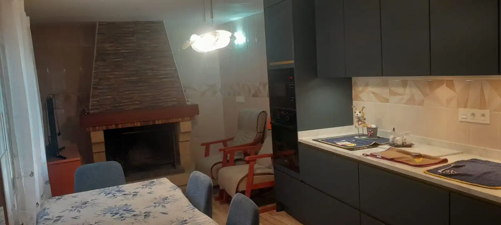 Küche von Einfamilien-Reihenhaus zum Verkauf in Lúcar mit Möbliert
