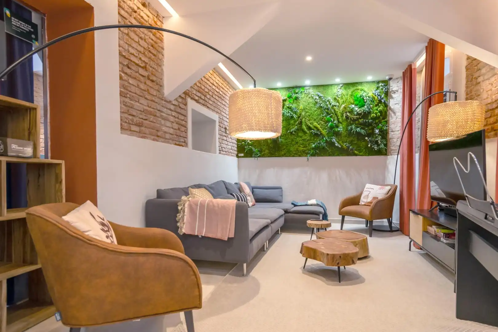 Wohnzimmer von Wohnung zur Miete in Madrid mit Heizung, Terrasse und Möbliert
