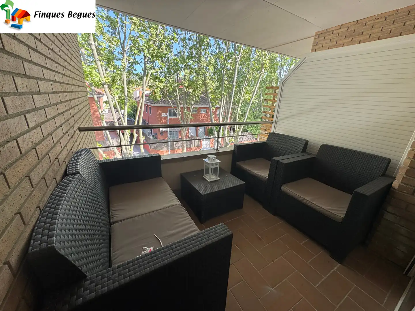 Balcony of Flat for sale in Begues  with Heating, Terrace and Storage room