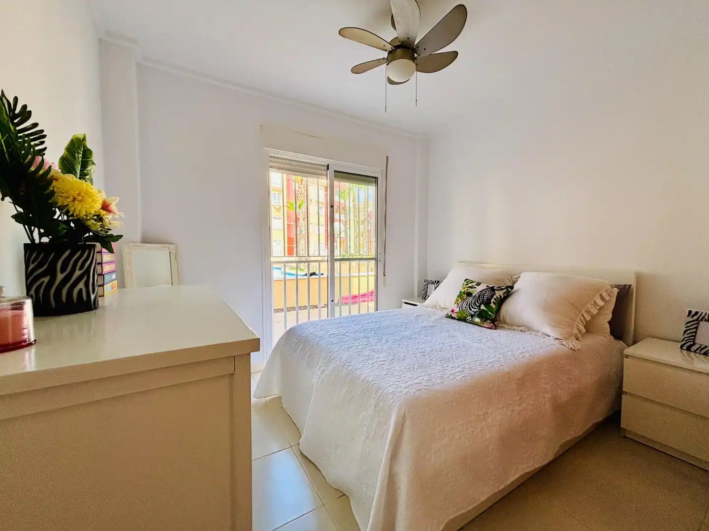 Bedroom of Ground floor for rent in Los Alcázares  with Air Conditioner, Terrace and Furnished