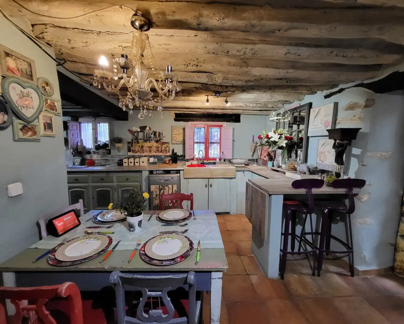 Küche von Country house zum Verkauf in L'Ametlla de Mar  mit Privatgarten, Terrasse und Abstellraum