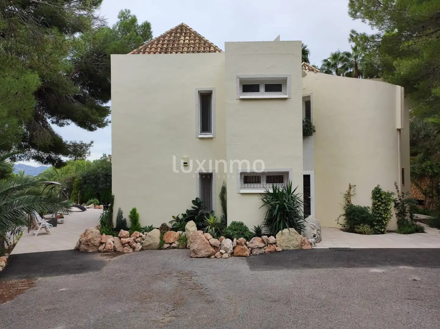 Vista exterior de Casa o chalet en venta en Altea con Aire acondicionado, Calefacción y Jardín privado