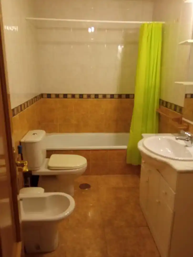 Badezimmer von Wohnung zur Miete in Ciudad Real mit Privatgarten, Parkett und Schwimmbad