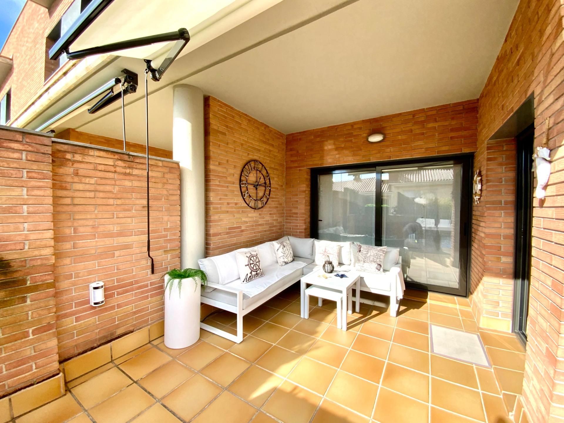 Terrace of Single-family semi-detached for sale in El Masnou  with Air Conditioner, Heating and Private garden