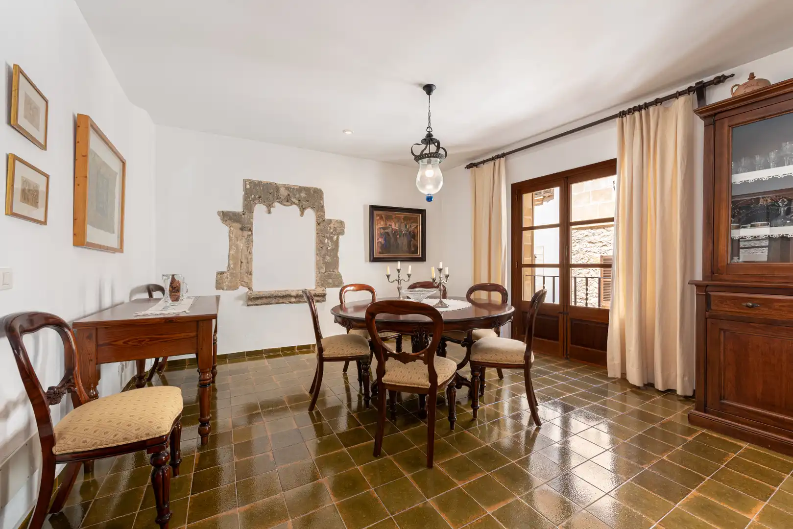 Dining room of Detached homes for sale in Pollença  with Air Conditioner and Furnished
