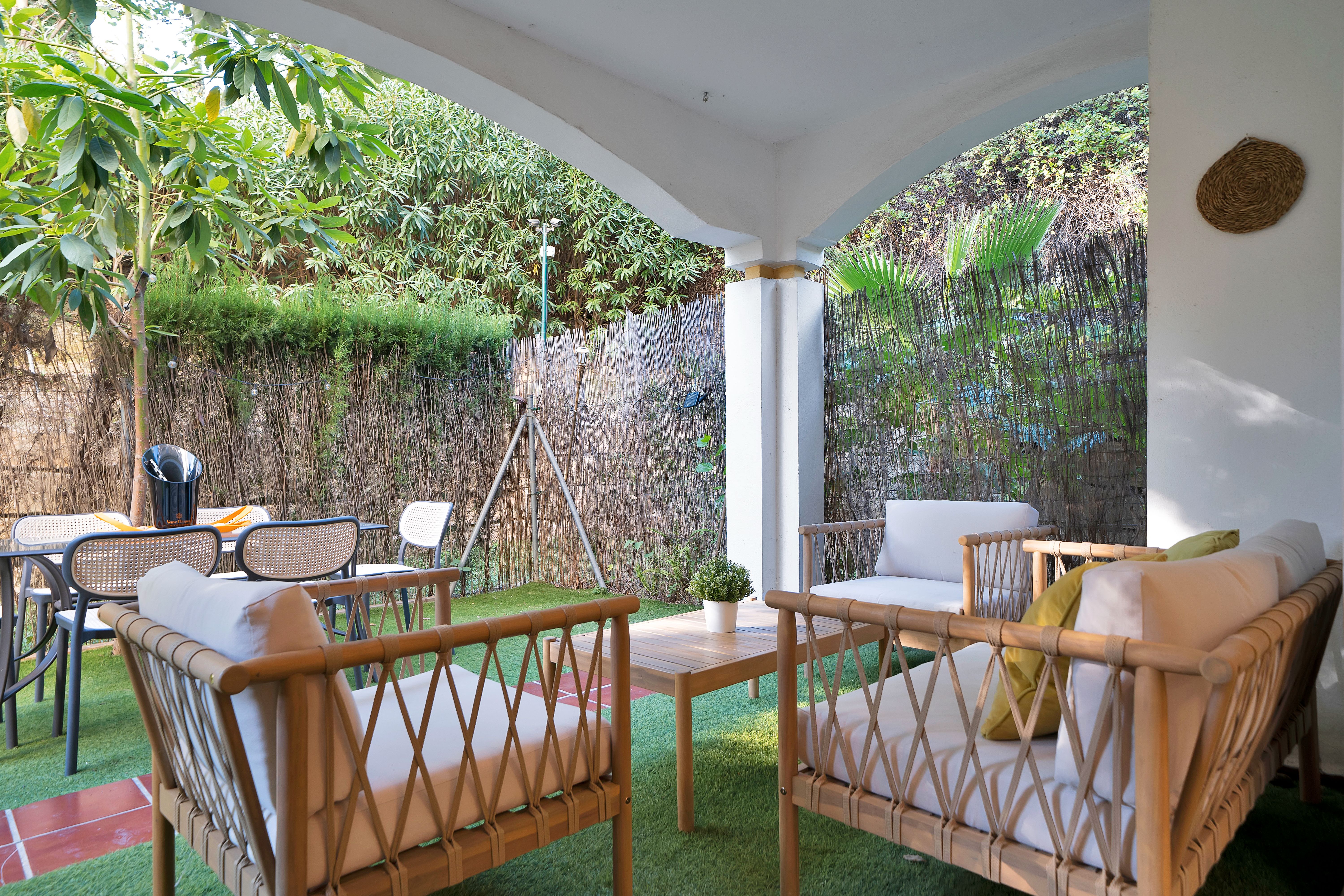 Jardín de Apartamento en venta en Marbella con Aire acondicionado, Jardín privado y Terraza