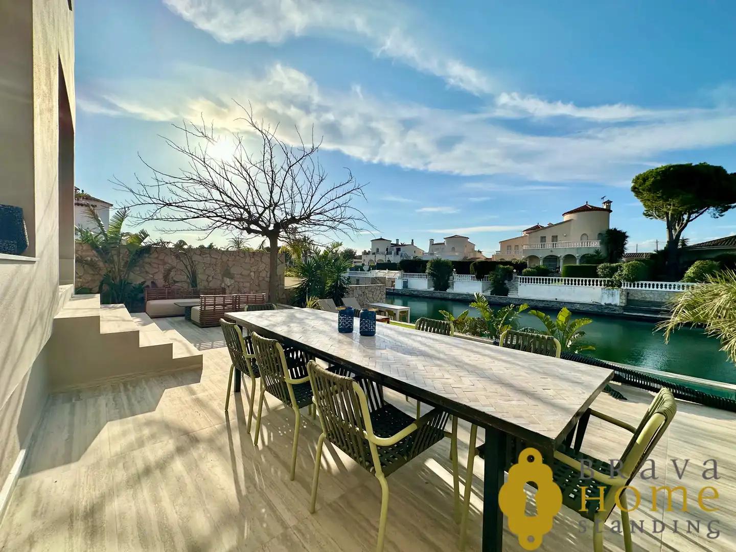 Terraza de Casa o chalet en venta en Empuriabrava con Aire acondicionado, Jardín privado y Terraza