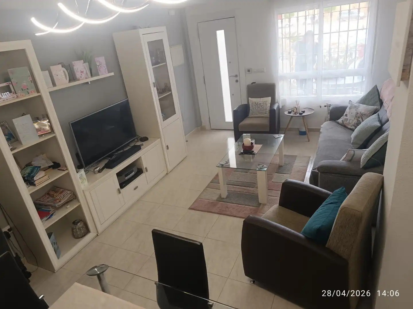 Sala de estar de Casa adosada en venta en Cartagena