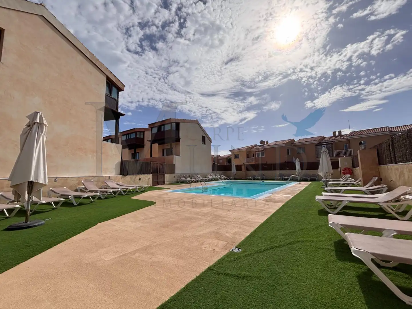 Swimming pool of Houses for sale in La Oliva  with Terrace, Storage room and Furnished