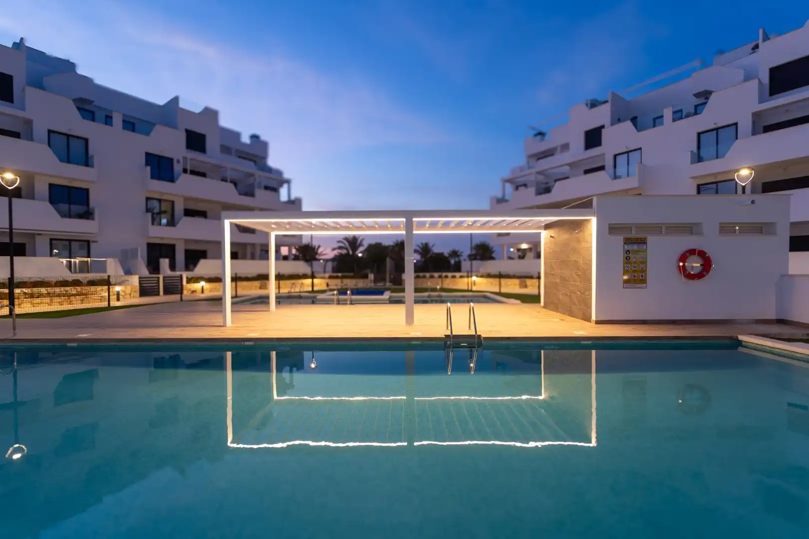 Schwimmbecken von Wohnungen zum Verkauf in Torre-Pacheco mit Heizung, Privatgarten und Terrasse