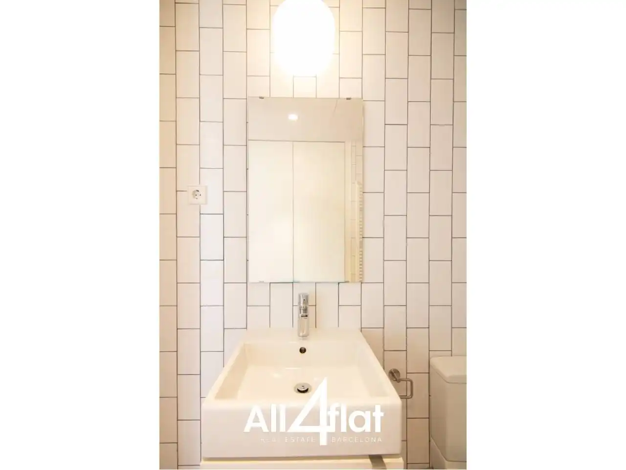 Bathroom of Flat for rent in Sant Pere de Ribes  with Air Conditioner and Terrace