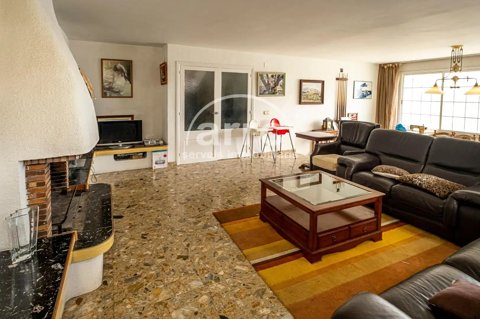 Sala de estar de Casa o chalet en venta en Arenys de Mar con Calefacción, Jardín privado y Terraza