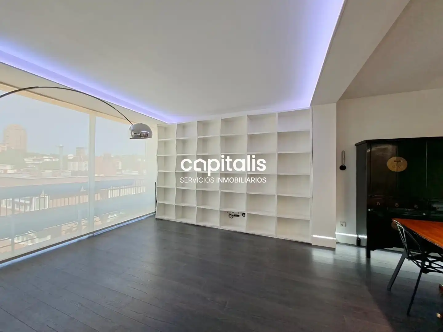 Living room of Flat for rent in Madrid  with Heating, Storage room and Furnished