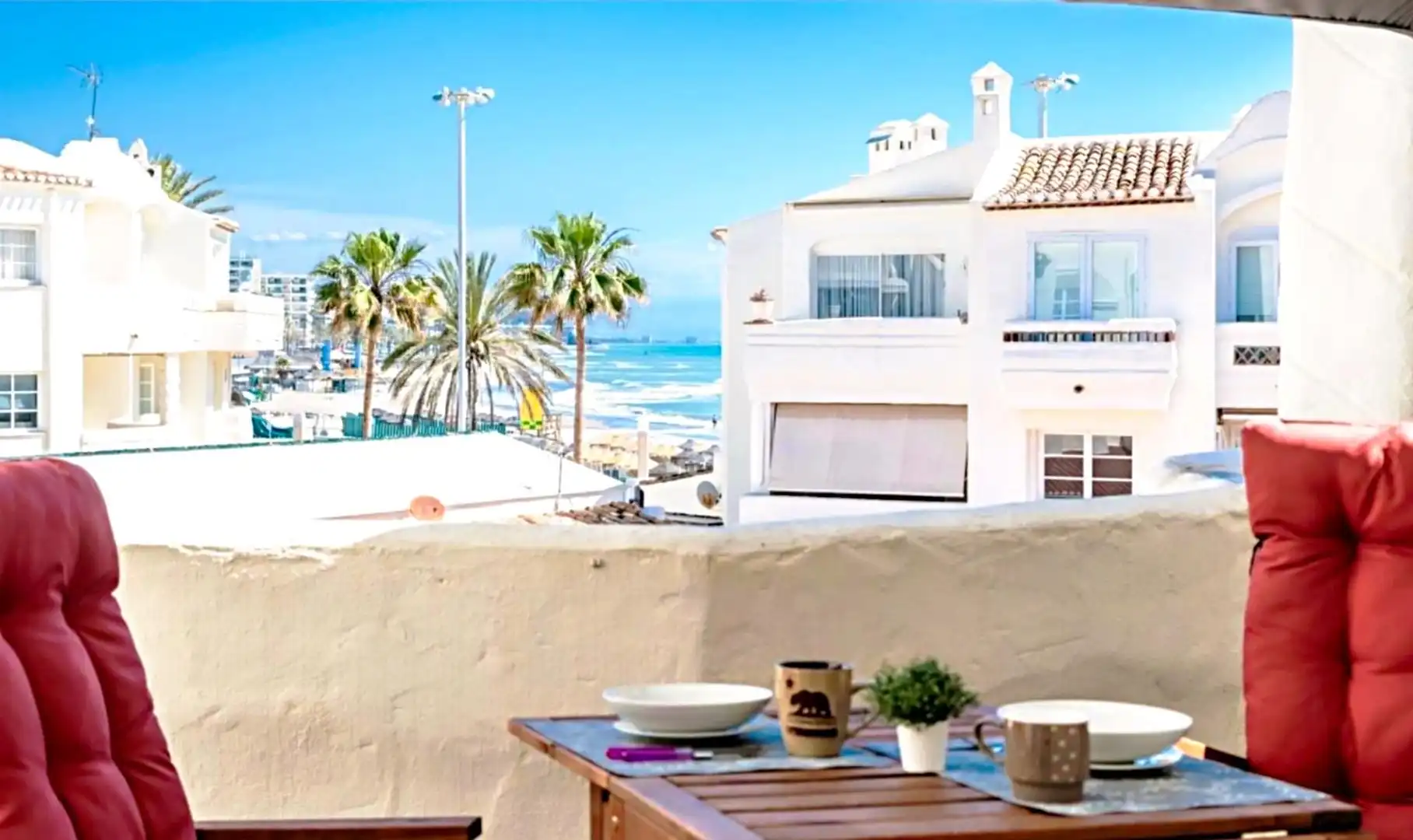 Terrasse von Wohnung zum Verkauf in Benalmádena mit Klimaanlage, Heizung und Terrasse