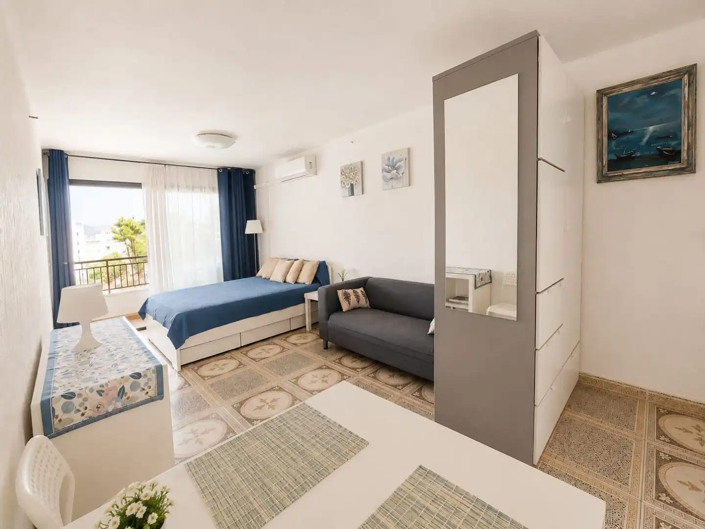 Schlafzimmer von Wohnung zum Verkauf in Calvià mit Klimaanlage, Terrasse und Balkon