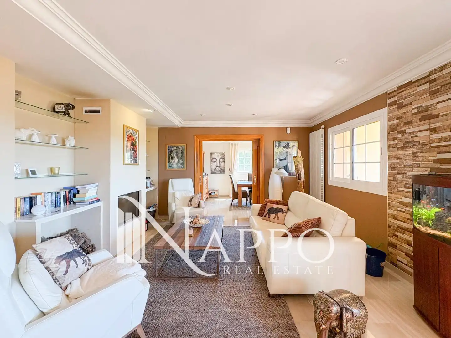 Sala d'estar de Casa o xalet en venda en  Palma de Mallorca amb Aire condicionat, Calefacció i Jardí privat