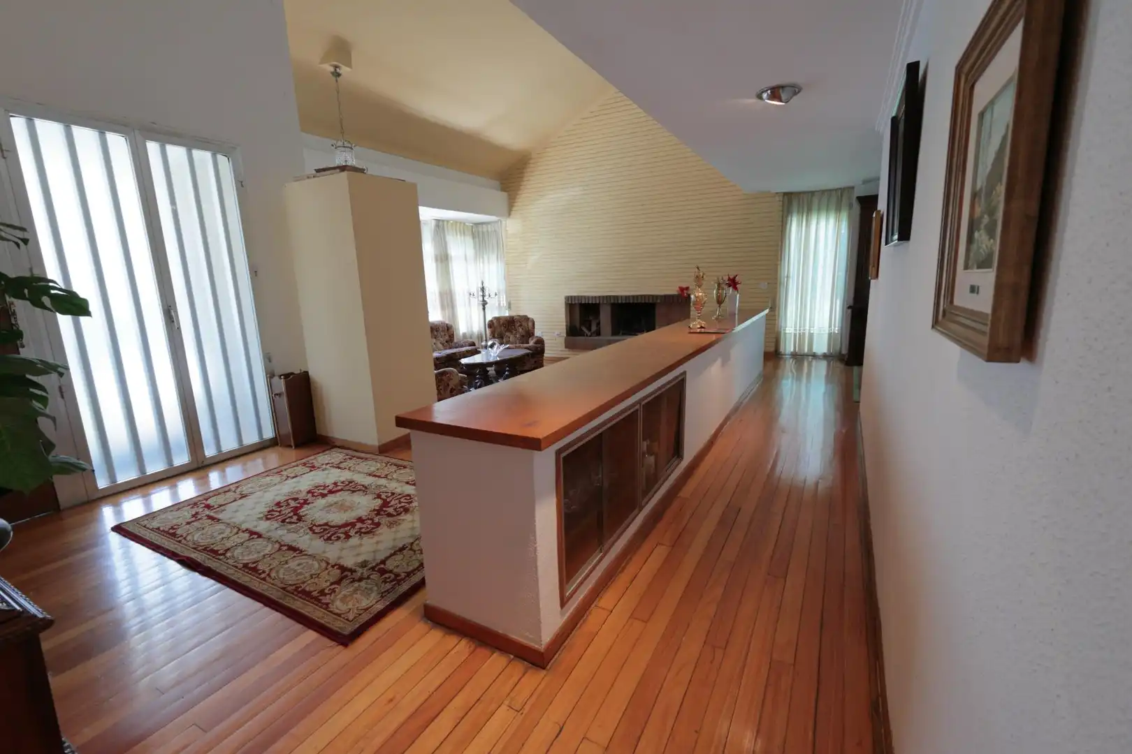 Wohnzimmer von Einfamilien-Reihenhaus zum Verkauf in O Barco de Valdeorras   mit Heizung, Schwimmbad und Balkon