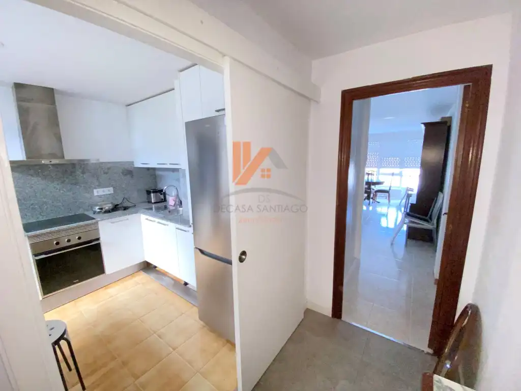 Kitchen of Flat for rent in Santiago de Compostela   with Furnished