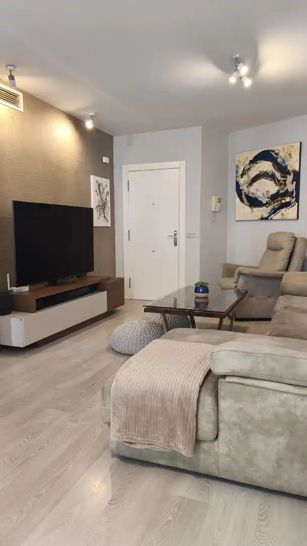 Sala de estar de Ático en venta en Murcia con Aire acondicionado, Terraza y Trastero