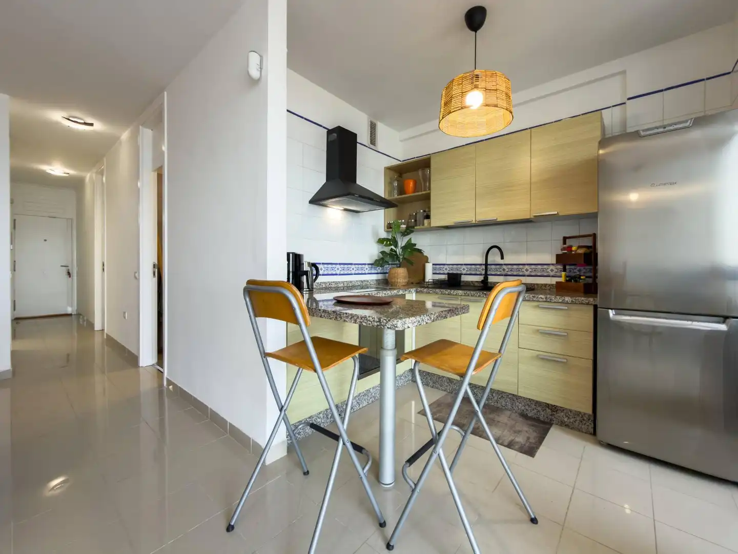 Cuina de Apartament en venda en San Cristóbal de la Laguna amb Jardí privat, Terrassa i Piscina comunitària
