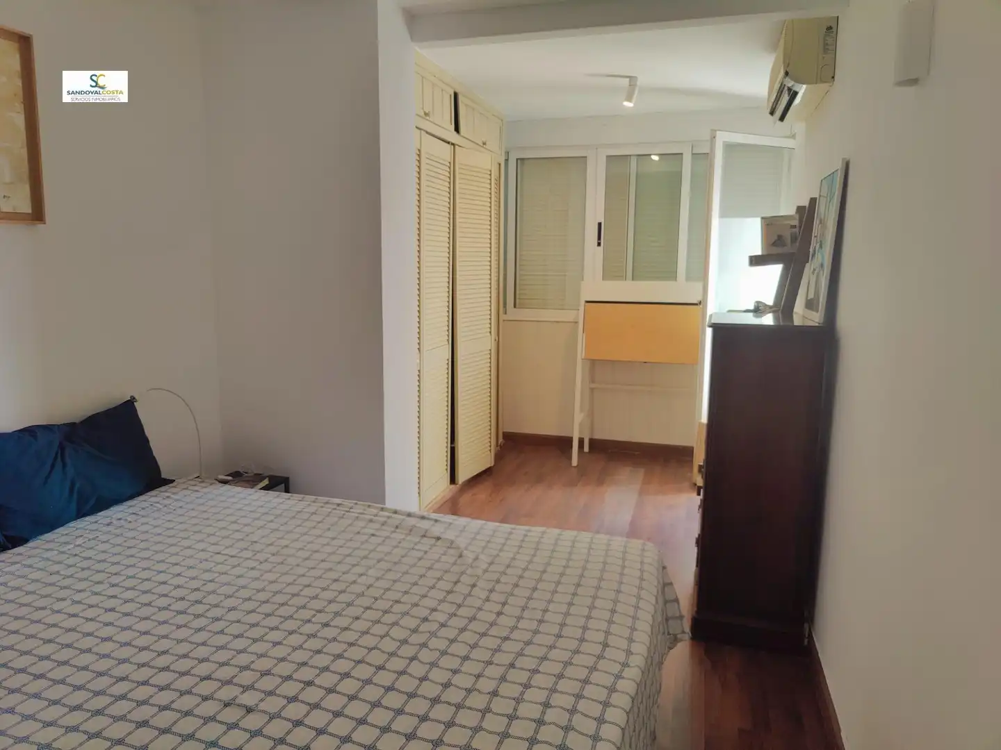 Schlafzimmer von Wohnung zur Miete in Alicante / Alacant mit Klimaanlage und Möbliert