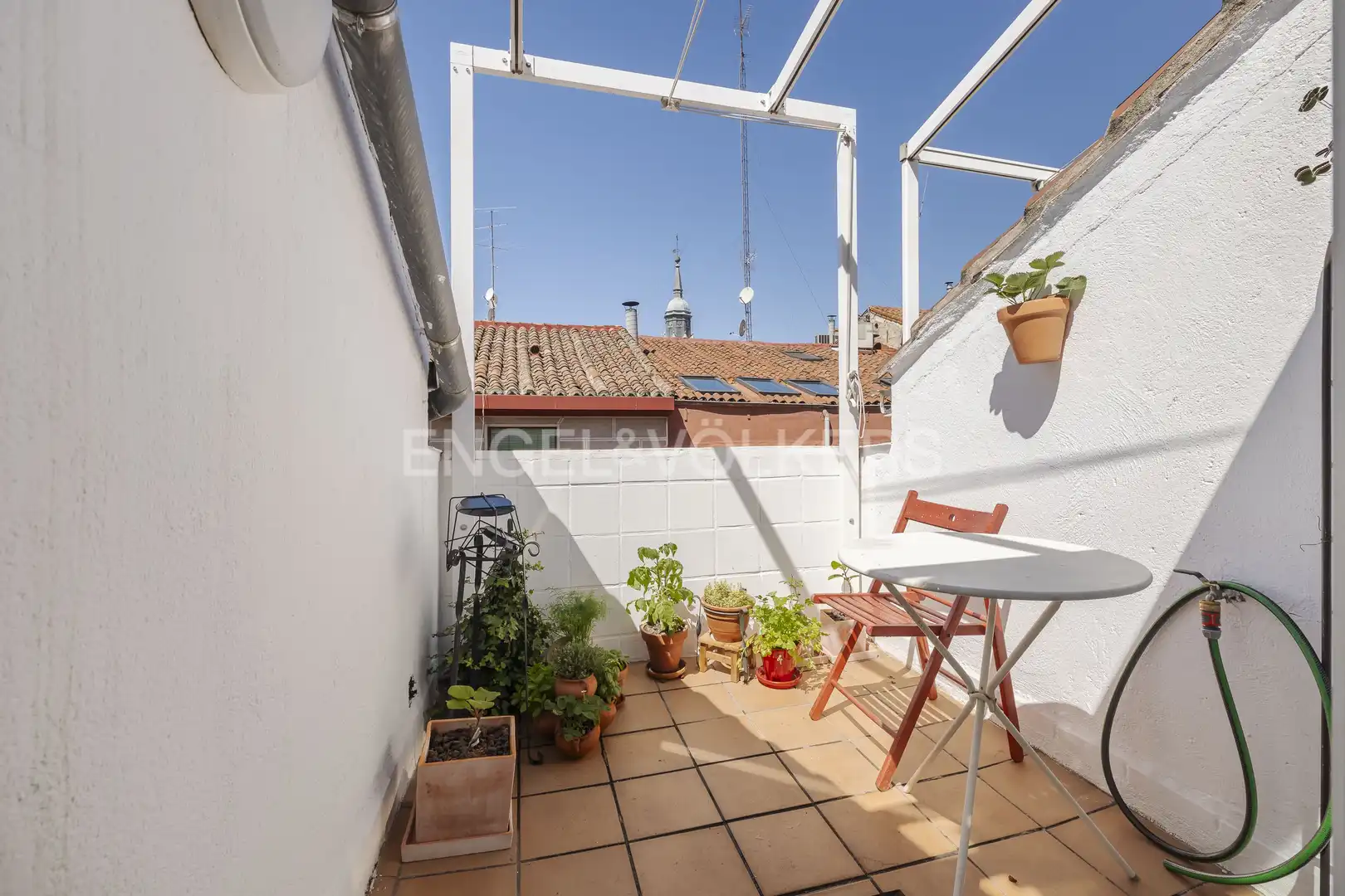 Terrasse von Dachboden zum Verkauf in Madrid mit Klimaanlage, Heizung und Parkett