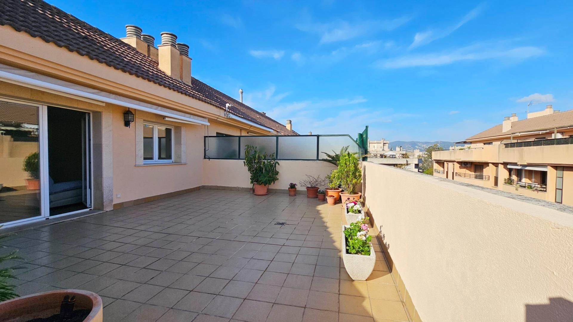 Terrace of Attic for sale in  Palma de Mallorca  with Air Conditioner, Private garden and Terrace