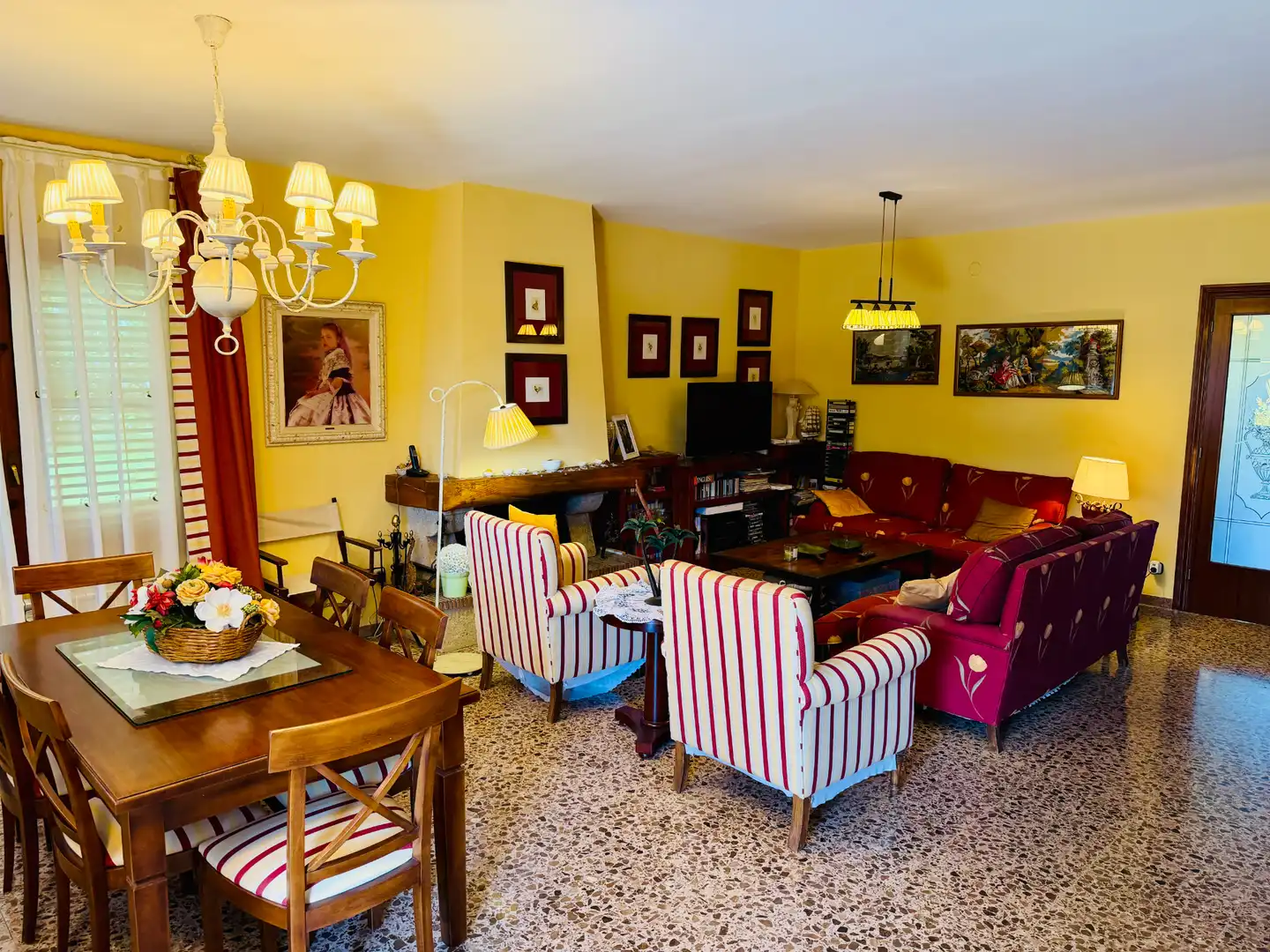 Living room of Houses for sale in Alpicat  with Heating, Private garden and Storage room