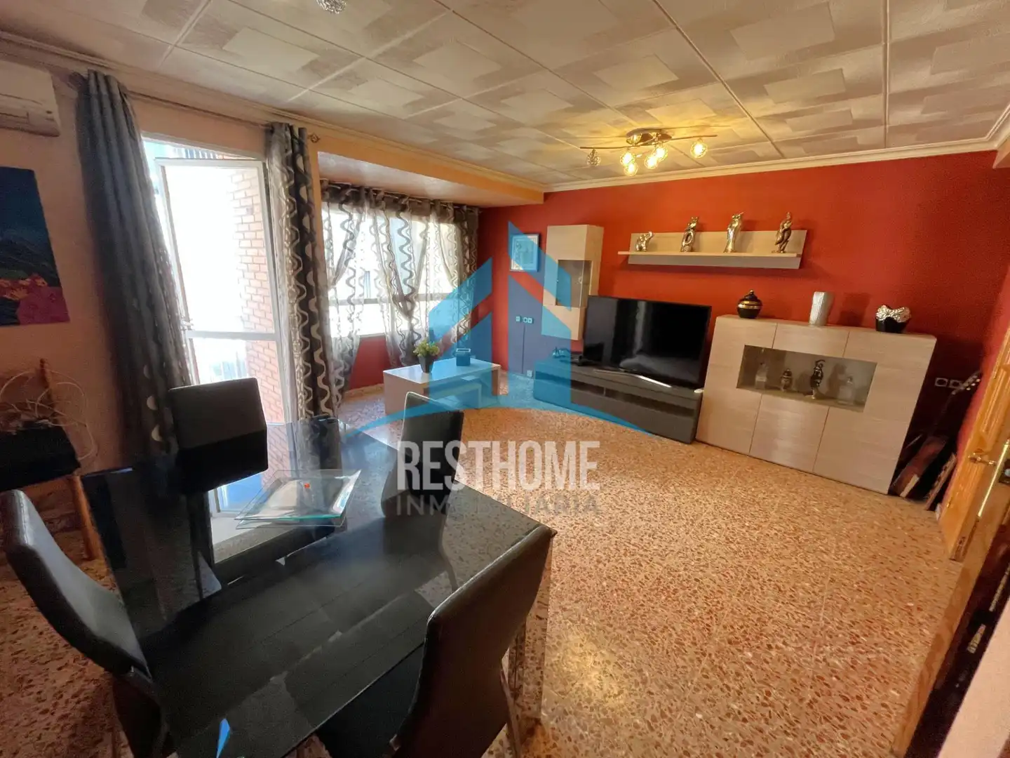 Exterior view of Detached homes for sale in Sueca  with Air Conditioner, Terrace and Furnished