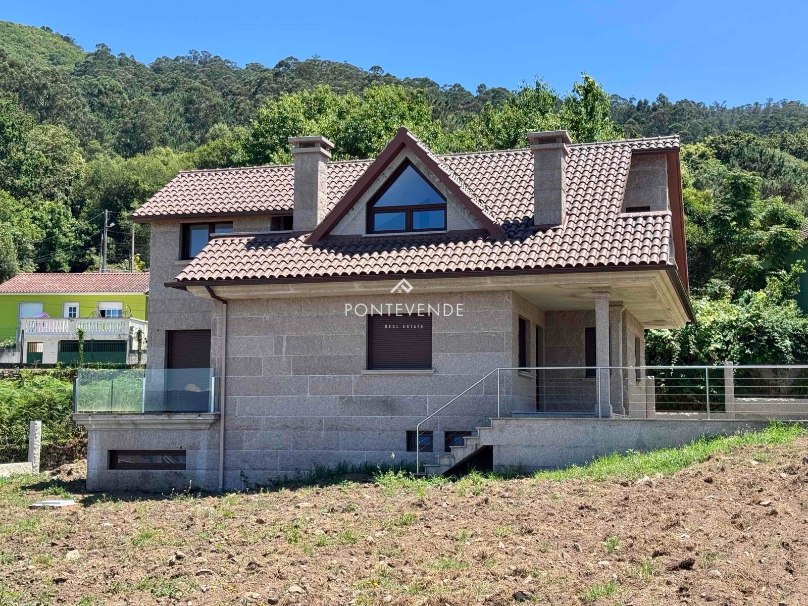 Exterior view of House or chalet for sale in Marín  with Heating, Private garden and Terrace