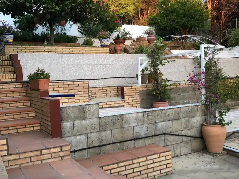 Terrassa de Casa o xalet en venda en El Campillo (Huelva) amb Jardí privat, Traster i Moblat