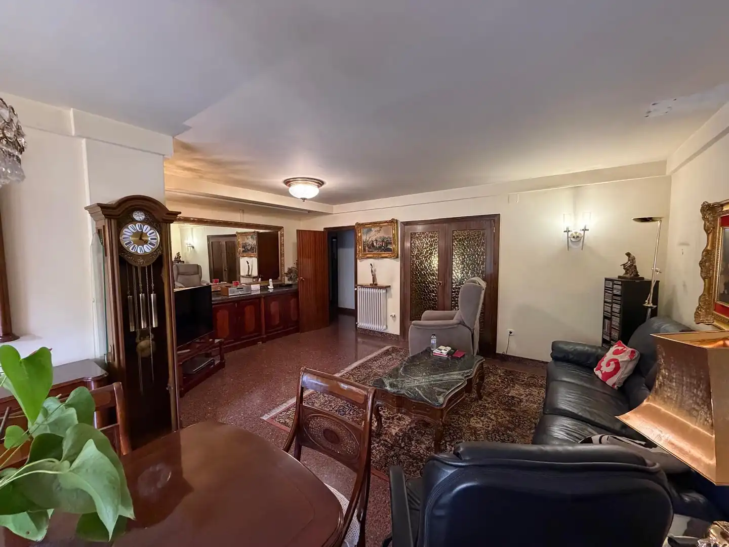 Living room of Flat for sale in Lleida  with Air Conditioner, Heating and Furnished