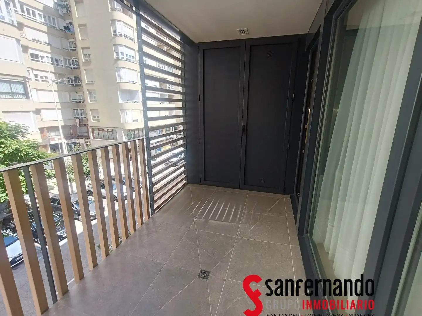 Terrasse von Wohnung zur Miete in Santander mit Heizung, Möbliert und Balkon