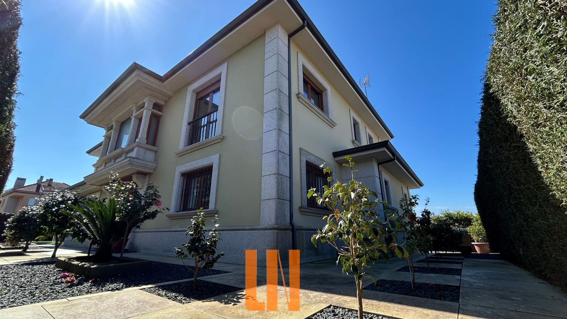Exterior view of House or chalet for sale in Oleiros  with Heating, Private garden and Parquet flooring